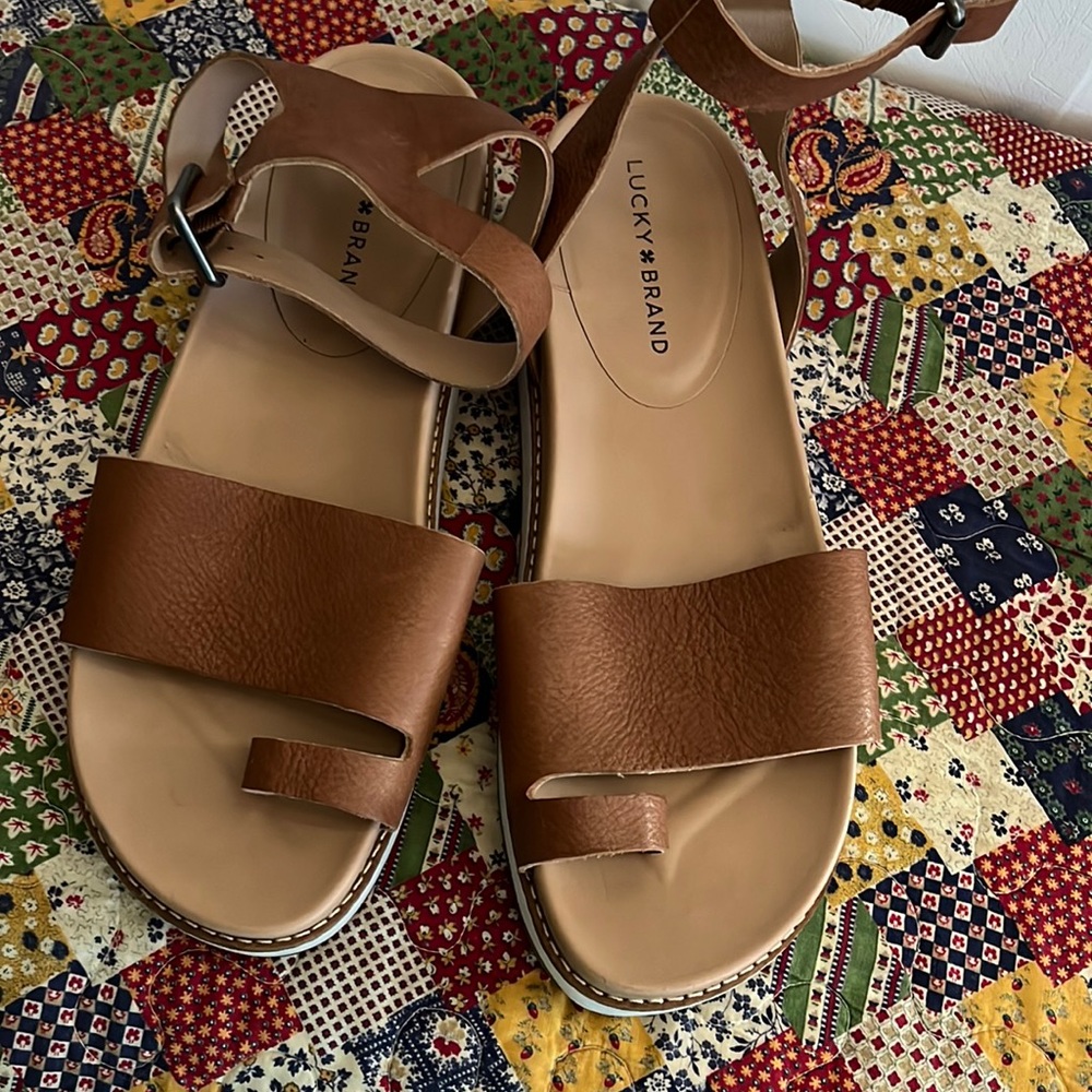 Lucky Brand buckle sandals